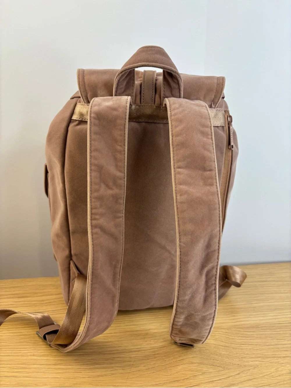 Herschel Supply Co. Dawson Pale Pink Velvet Small Backpack NWOT